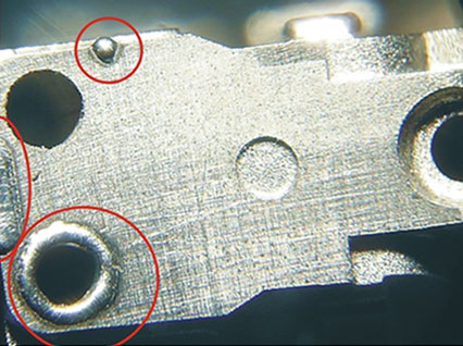 <a href='http://sinyaoo.com.cn/product/3.htm' class='text_a'>模具激光焊機</a>修復(fù)模具效果